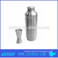 promotional stainless steel bar cocktail shaker with measuring cup